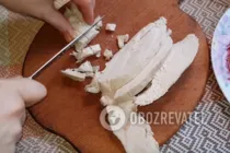 Салат с куриным филе и ананасом - Шаг 1 Салат с куриным филе и ананасом - Шаг 1