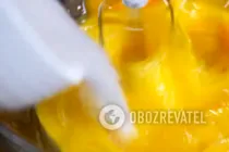 Торт с консервированными персиками - Шаг 1 Торт с консервированными персиками - Шаг 1