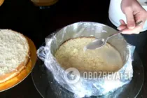 Торт з ананасами та вершками - Крок 4 Торт з ананасами та вершками - Крок 4