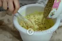 Торт с грецкими орехами - Шаг 5 Торт с грецкими орехами - Шаг 5