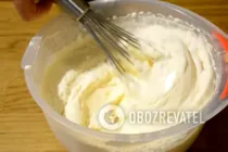 Бісквітний торт з персиками - Крок 5 Бісквітний торт з персиками - Крок 5