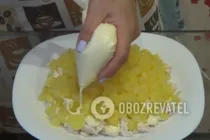Салат з пекінською капустою і ананасом - Крок 6 Салат з пекінською капустою і ананасом - Крок 6