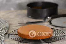 Торт с персиками и желе - Шаг 6 Торт с персиками и желе - Шаг 6