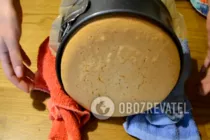Бісквітний торт з персиками - Крок 7 Бісквітний торт з персиками - Крок 7