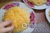 Салат с куриным филе и ананасом - Шаг 6 Салат с куриным филе и ананасом - Шаг 6