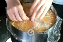 Торт з ананасами та вершками - Крок 6 Торт з ананасами та вершками - Крок 6