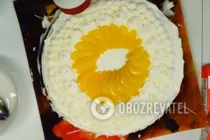 Торт з персиками - Крок 8 Торт з персиками - Крок 8