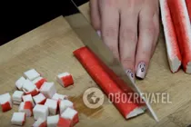 Салат з квасолею та крабовими паличками - Крок 1 Салат з квасолею та крабовими паличками - Крок 1