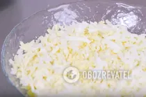 Картопляний салат з крабовими паличками - Крок 3 Картопляний салат з крабовими паличками - Крок 3