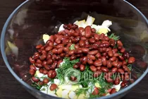 Салат з квасолею та крабовими паличками - Крок 5 Салат з квасолею та крабовими паличками - Крок 5