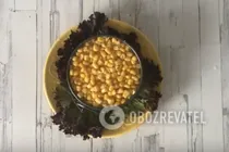 Салат з ананасами, м'ясом та кукурудзою - Крок 9 Салат з ананасами, м'ясом та кукурудзою - Крок 9