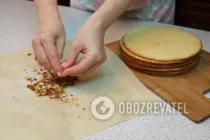 Торт з арахісом і згущеним молоком - Крок 12 Торт з арахісом і згущеним молоком - Крок 12