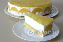 Йогуртовий торт з ананасами - Крок 12 Йогуртовий торт з ананасами - Крок 12