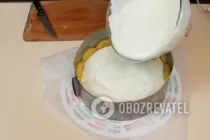 Йогуртовий торт з ананасами - Крок 9 Йогуртовий торт з ананасами - Крок 9