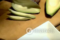 Салат с морепродуктами и авокадо - Шаг 1 Салат с морепродуктами и авокадо - Шаг 1