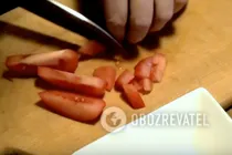 Салат с морепродуктами и авокадо - Шаг 2 Салат с морепродуктами и авокадо - Шаг 2