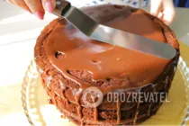 Торт з вишнею та горіхами - Крок 9 Торт з вишнею та горіхами - Крок 9