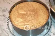 Бісквітний торт з горіхами - Крок 11 Бісквітний торт з горіхами - Крок 11