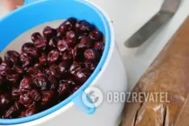 Торт з вишнею та горіхами - Крок 5 Торт з вишнею та горіхами - Крок 5