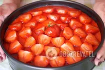 Муссовый торт с клубникой - Шаг 10 Муссовый торт с клубникой - Шаг 10