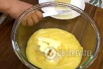 Торт "Фрезьє" з полуницею - Крок 11 Торт "Фрезьє" з полуницею - Крок 11