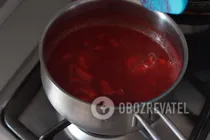 Бісквітний торт з полуницею - Крок 5 Бісквітний торт з полуницею - Крок 5