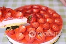 Муссовый торт с клубникой - Шаг 11 Муссовый торт с клубникой - Шаг 11
