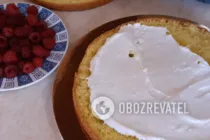Торт з ягодами - Крок 6 Торт з ягодами - Крок 6