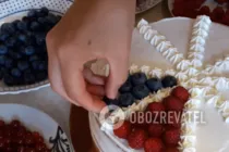 Торт з ягодами - Крок 8 Торт з ягодами - Крок 8