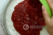 Торт з малиною і сметаною - Крок 11 Торт з малиною і сметаною - Крок 11
