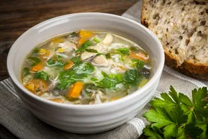 Суп с шампиньонами - пошаговый рецепт Суп с шампиньонами - пошаговый рецепт