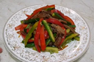 Корейский салат с мясом - пошаговый рецепт Корейский салат с мясом - пошаговый рецепт