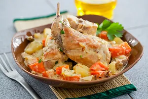 Жаркое из кролика - пошаговый рецепт Жаркое из кролика - пошаговый рецепт