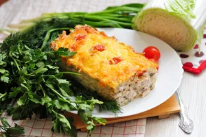 Кабачкова запіканка - покроковий рецепт Кабачкова запіканка - покроковий рецепт