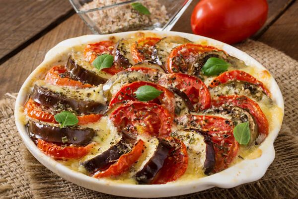 Запіканка з баклажанів