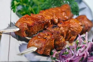 Шашлык из говядины - пошаговый рецепт Шашлык из говядины - пошаговый рецепт