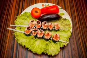 Шашлык из рыбы - пошаговый рецепт Шашлык из рыбы - пошаговый рецепт