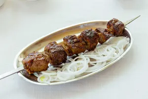 Шашлык из печени - пошаговый рецепт Шашлык из печени - пошаговый рецепт