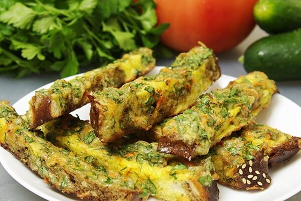 Гренки в духовке