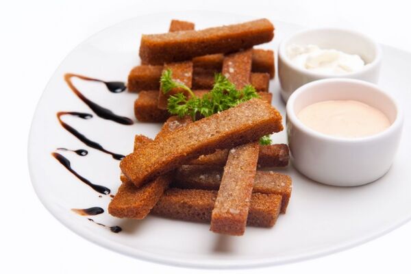 Грінки з часником