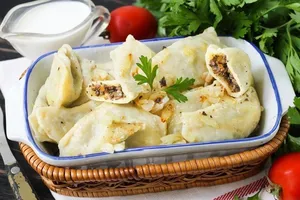 Вареники с ливером - пошаговый рецепт Вареники с ливером - пошаговый рецепт