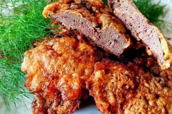 Отбивные из печени