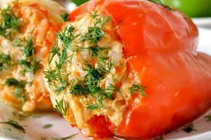 Перец фаршированный овощами - пошаговый рецепт Перец фаршированный овощами - пошаговый рецепт