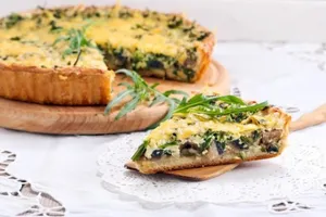 Киш с грибами - пошаговый рецепт Киш с грибами - пошаговый рецепт