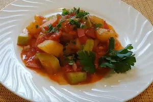 Овощное рагу с кабачками - пошаговый рецепт Овощное рагу с кабачками - пошаговый рецепт