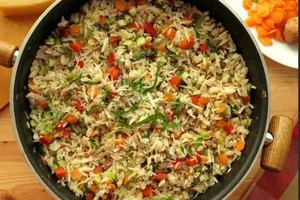 Плов з овочами - покроковий рецепт Плов з овочами - покроковий рецепт