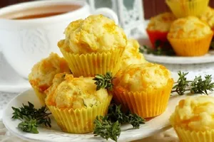Сырные маффины - пошаговый рецепт Сырные маффины - пошаговый рецепт