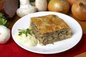 Кулебяка с грибами - пошаговый рецепт Кулебяка с грибами - пошаговый рецепт