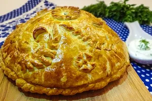 Курник пирог - пошаговый рецепт Курник пирог - пошаговый рецепт