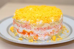 Мимоза с маслом - пошаговый рецепт Мимоза с маслом - пошаговый рецепт